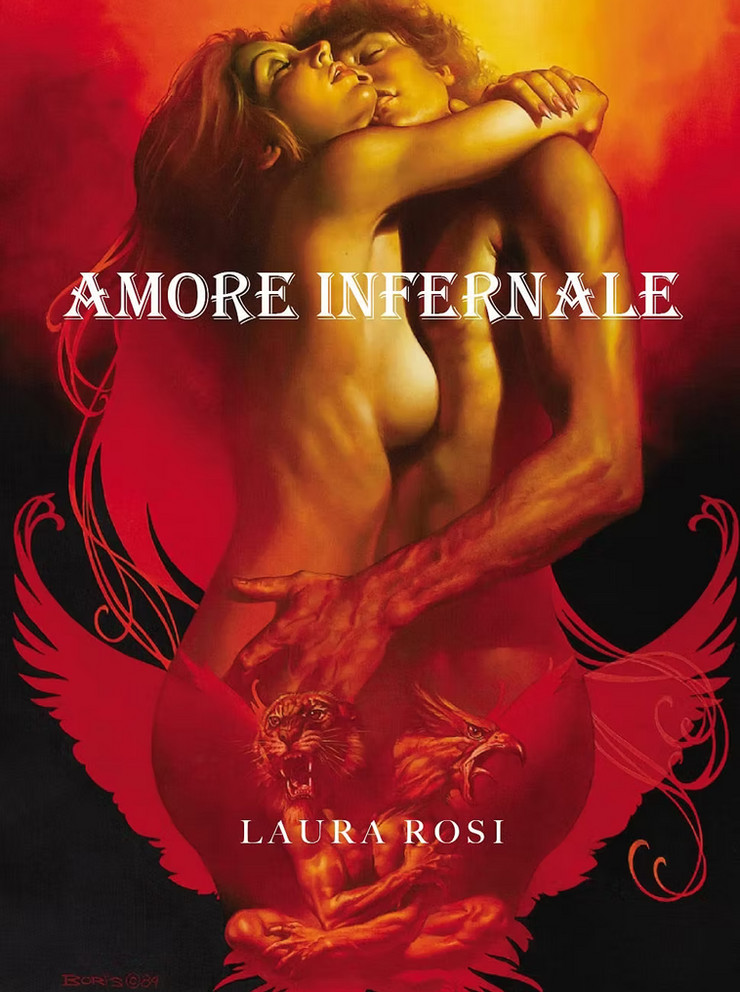 Amore Infernale — Laura Rosi, copertina del romanzo